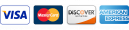 We accept credit cards.